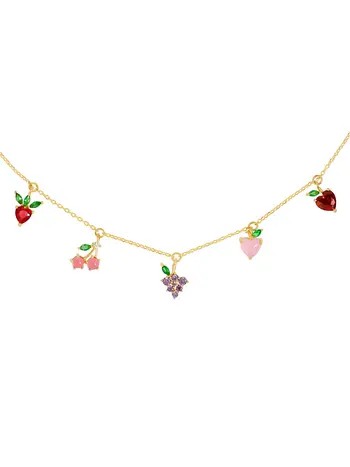 Girls Crew Fruit Basket Choker