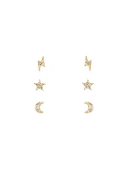 Girls Crew Teeny Tiny Galaxy Studs