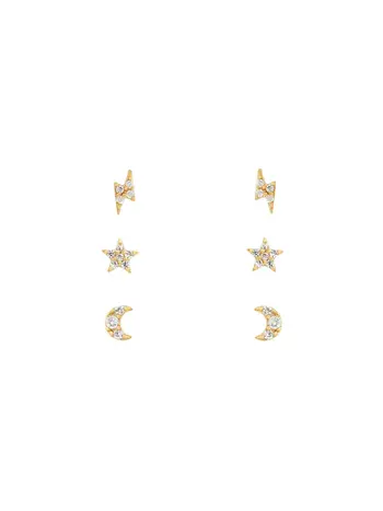 Girls Crew Teeny Tiny Galaxy Studs