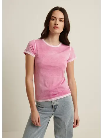 PATRICK ASSARAF Pure Pima Classic Reverse Spray Crewneck