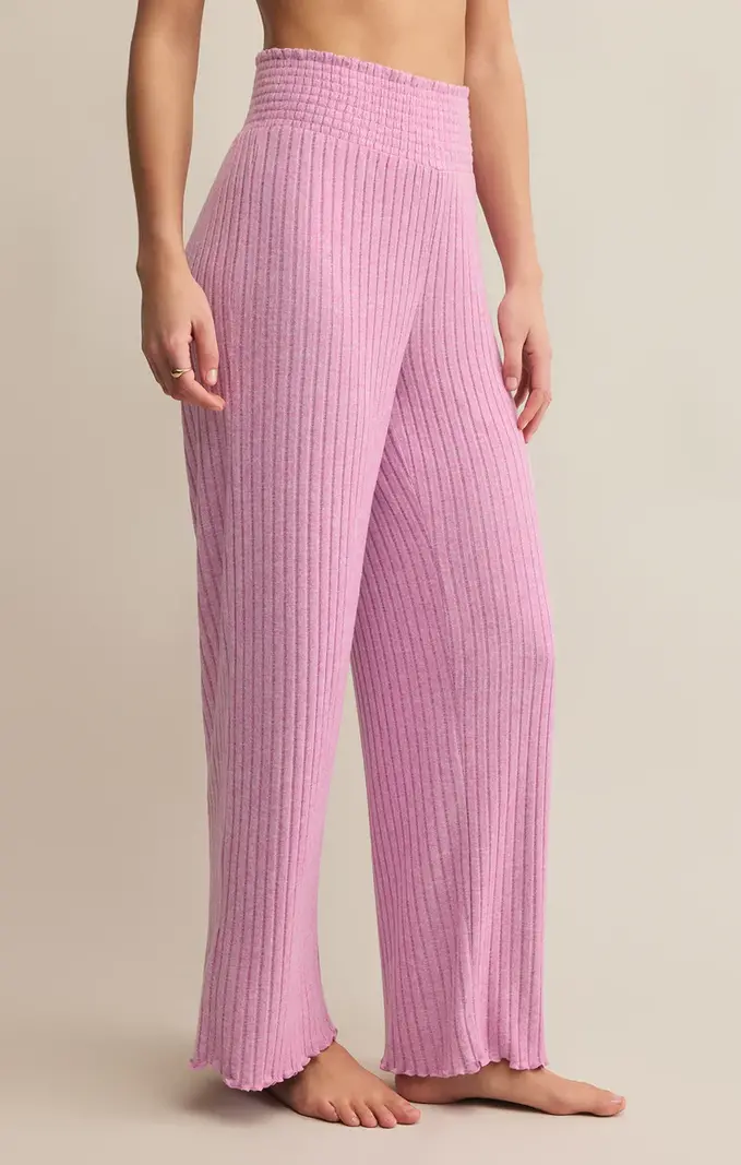 Z Supply Dawn Smocked Rib Pant