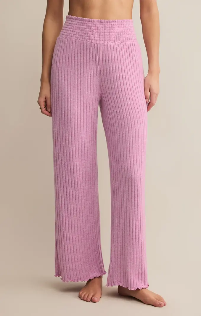 Z Supply Dawn Smocked Rib Pant
