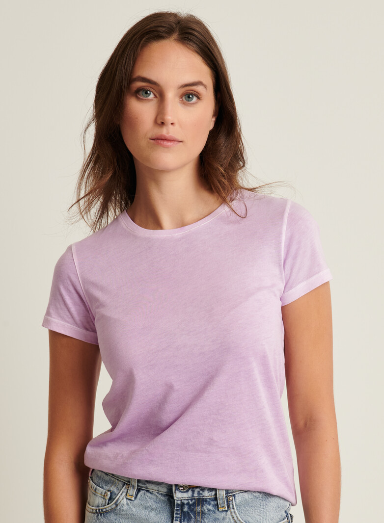 PATRICK ASSARAF Pure Pima Classic Reverse Spray Crewneck
