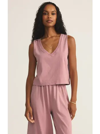 Z Supply Sloane V-Neck Denim Tank