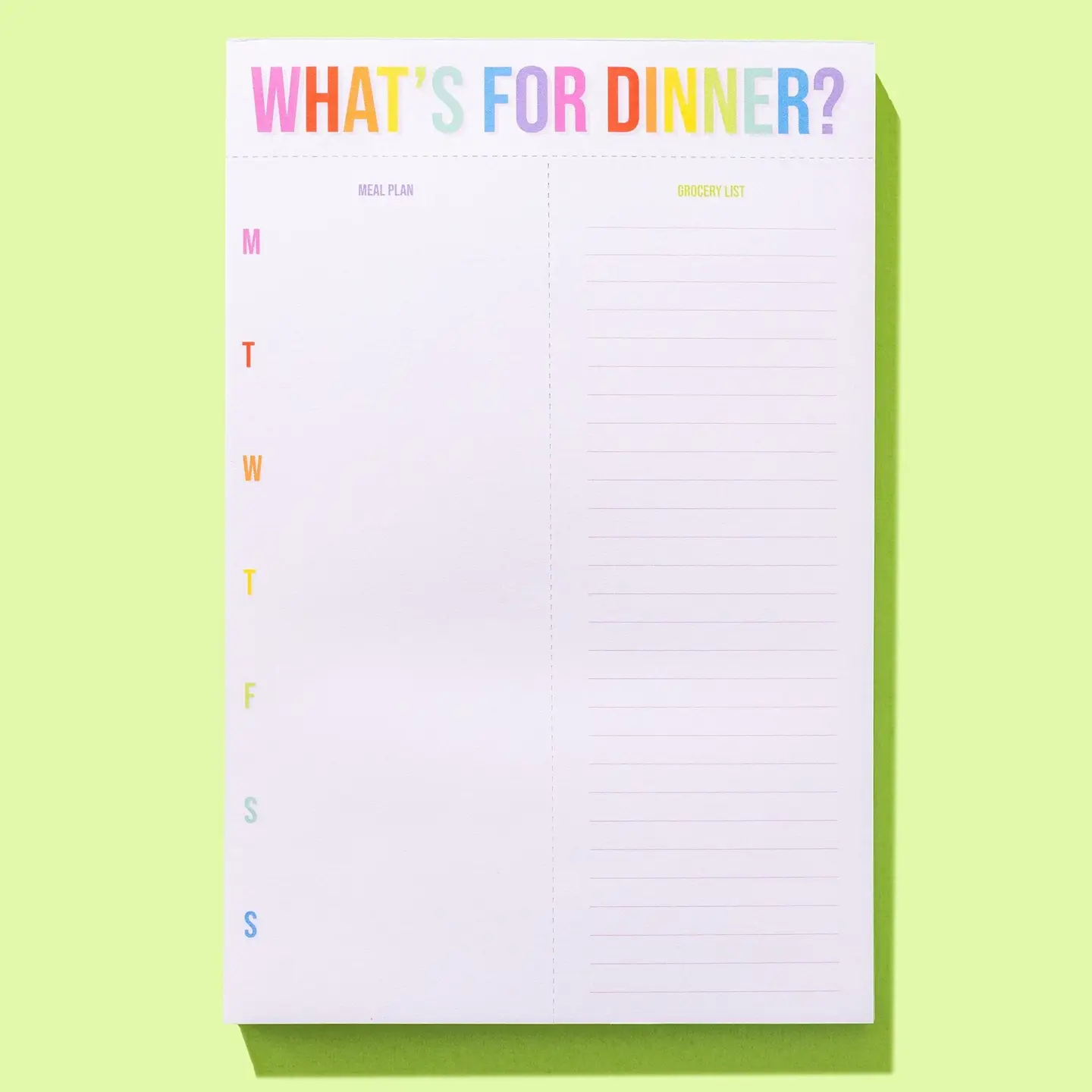 Taylor Elliott Designs Meal Planning Notepad