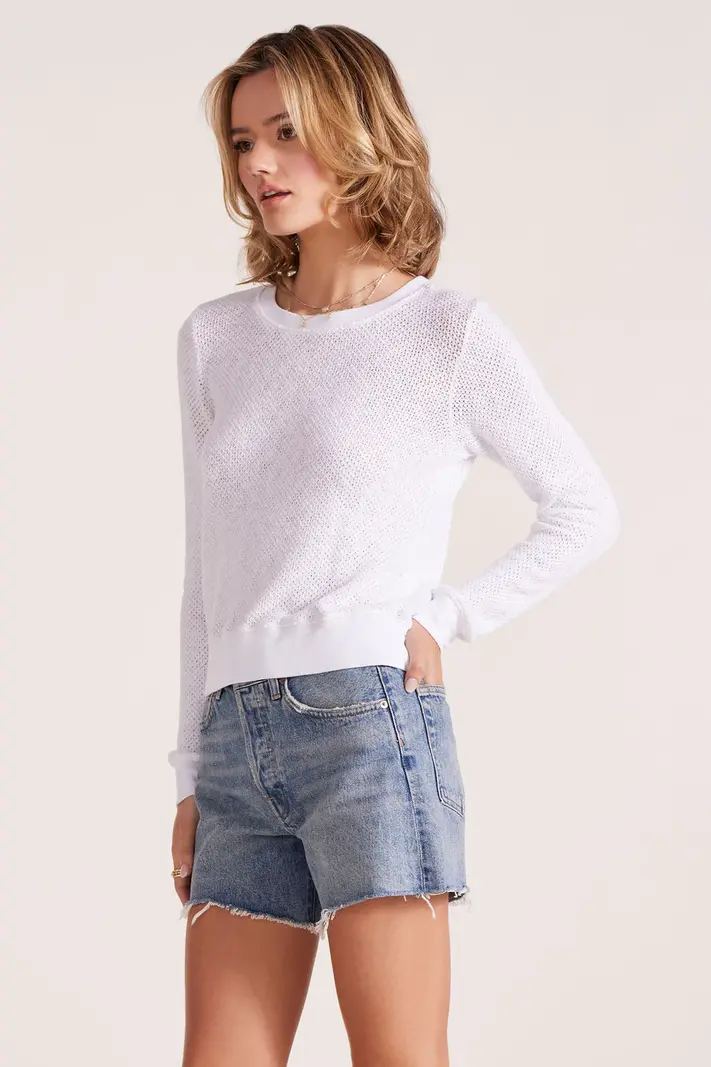 Bobi Mesh Crew Pullover