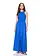 Susana Monaco Poplin Knit Mix Racer Maxi Dress