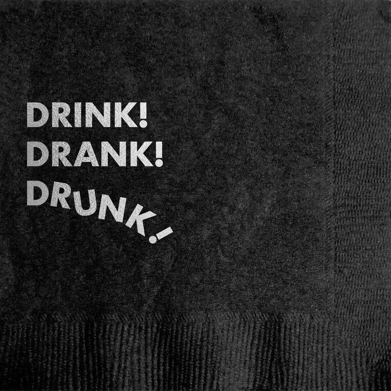 Pretty Alright Goods Drink, Drank Cocktail Napkin
