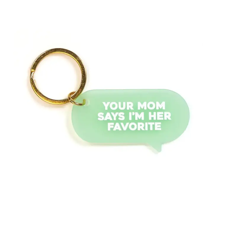 Pretty Alright Goods Mom Favorite Key Tag