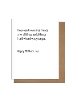 Pretty Alright Goods Mom Friends Card