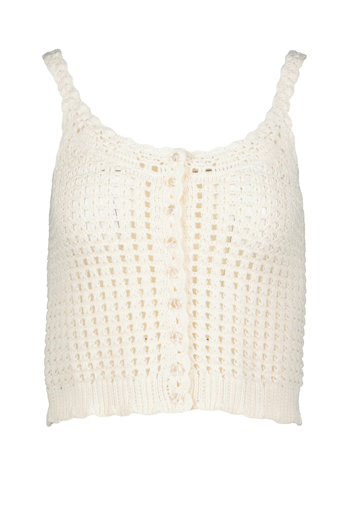 Bishop & Young Keena Open Crochet Sweater Tank