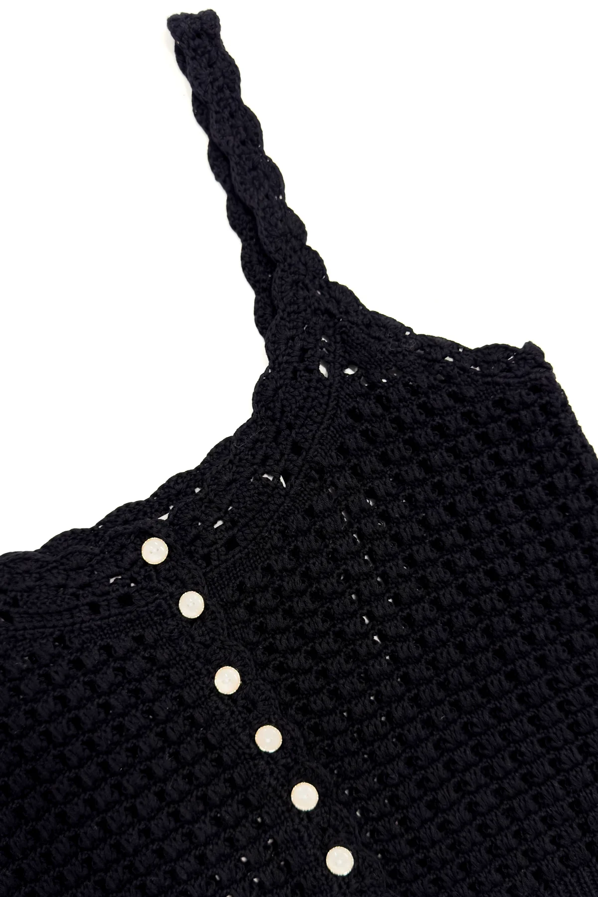 Bishop & Young Keena Open Crochet Sweater Tank