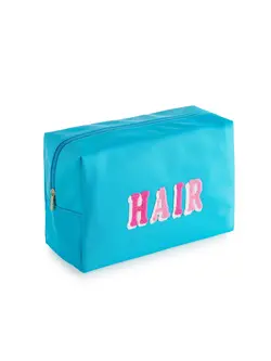 Hair Oversized Zip Pouch