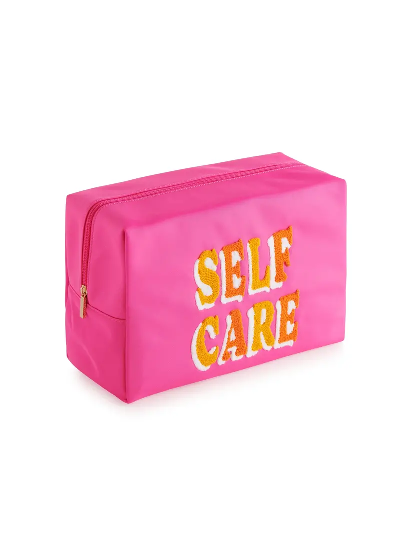 Self Care Oversized Zip Pouch