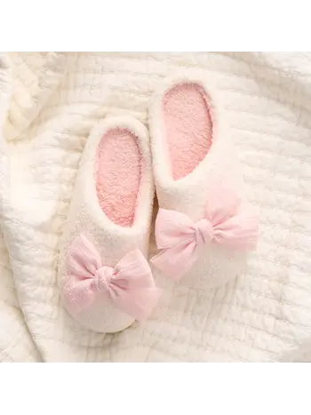The Darling Effect Betty Bow Slippers