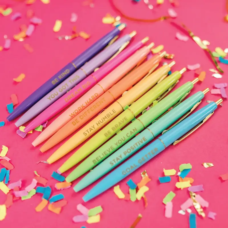 Taylor Elliott Designs Motivational 10pc Pen Set