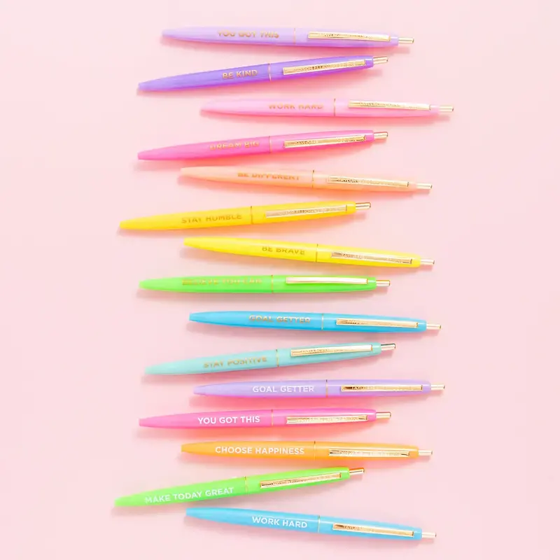 Taylor Elliott Designs Motivational 10pc Pen Set