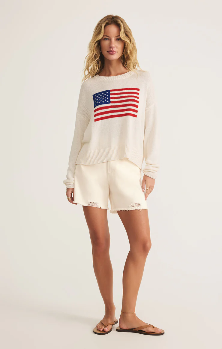 Z Supply Sienna Patriot Sweater