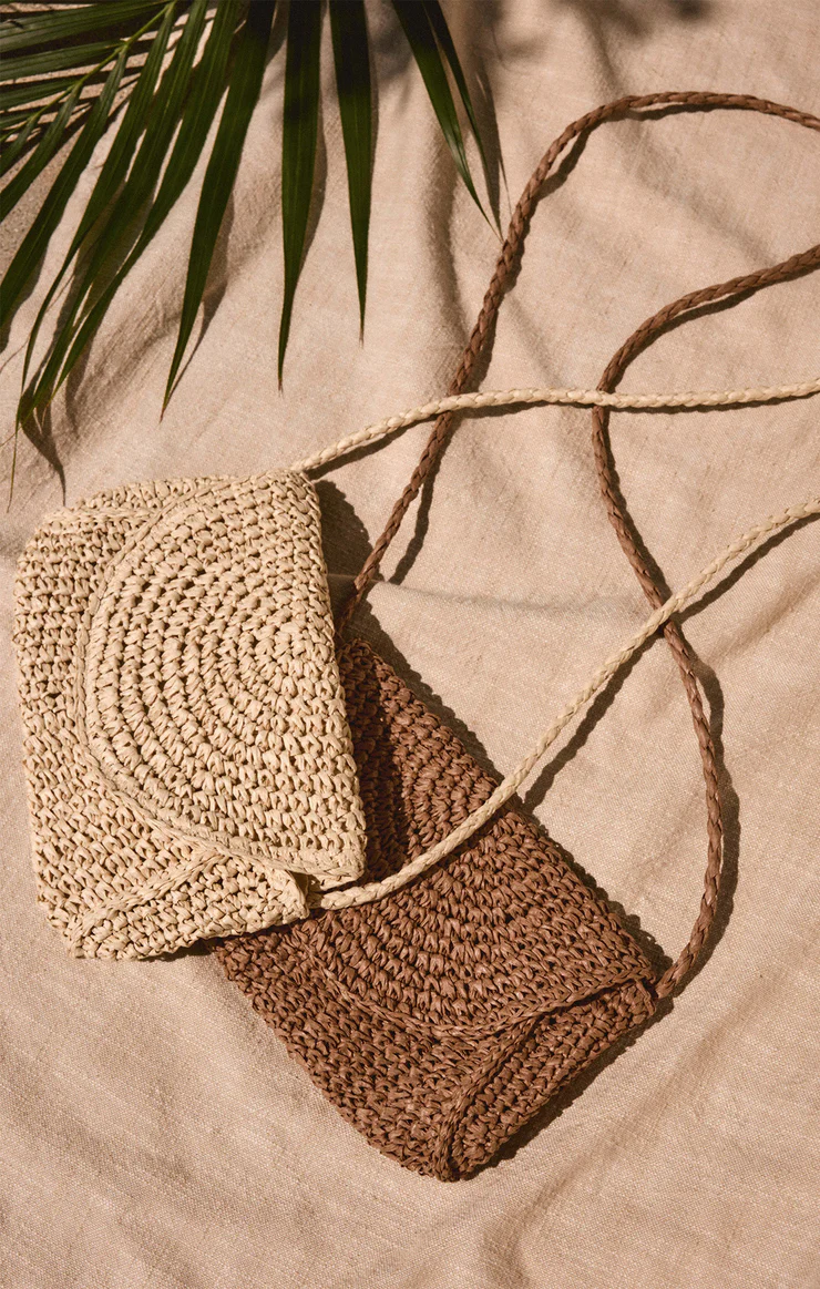 Z Supply Sand Dollar Mini Straw Bag