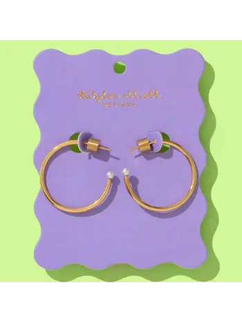 Taylor Elliott Designs Alexis Gold Hoop-Medium