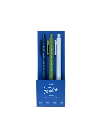 Ruff House Print Shop Foodie Jotter Pen Set