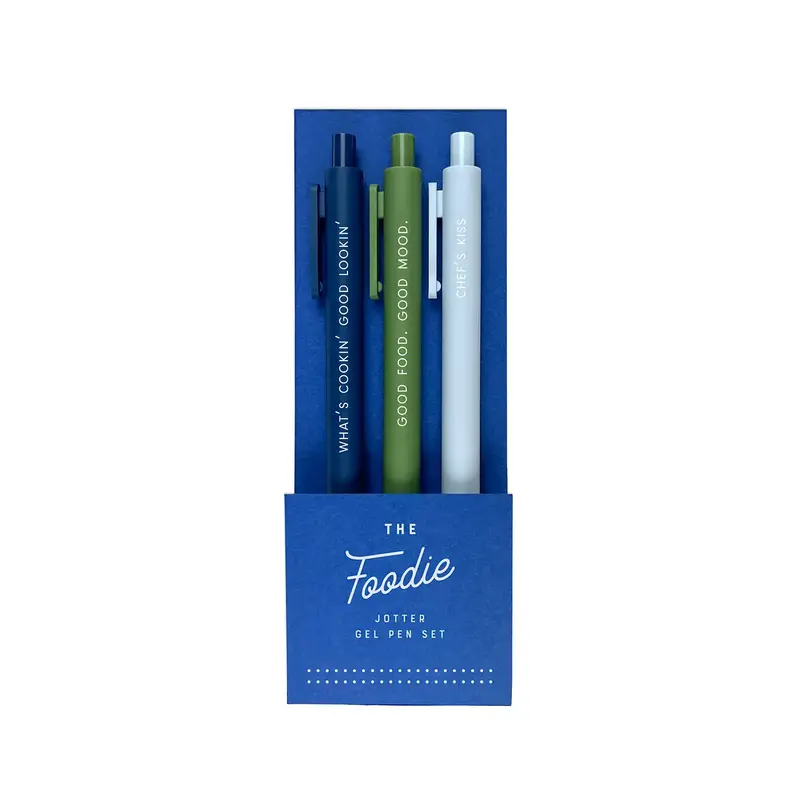Ruff House Print Shop Foodie Jotter Pen Set