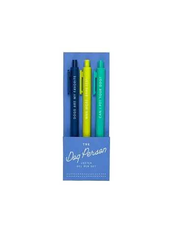 Ruff House Print Shop The Dog Person Jotter Pen Set
