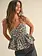 MIOU MUSE Leopard Print Balloon Top
