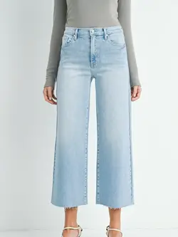 Just Black Denim Scissor Cut Wide Leg Denim