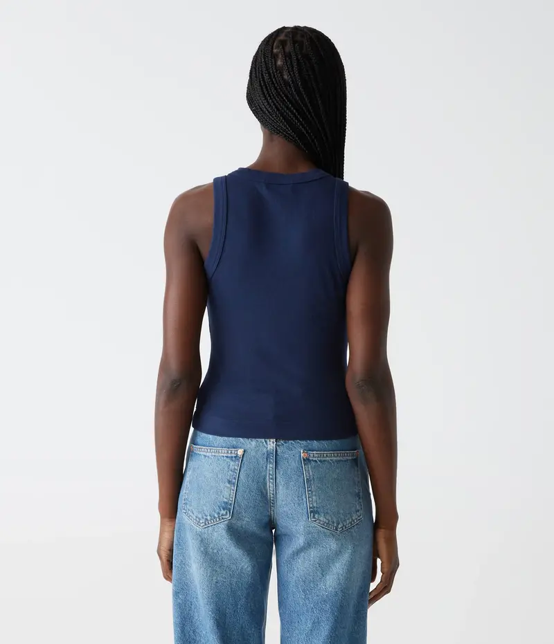 Michael Stars Gina Wide Binding Crop Tank
