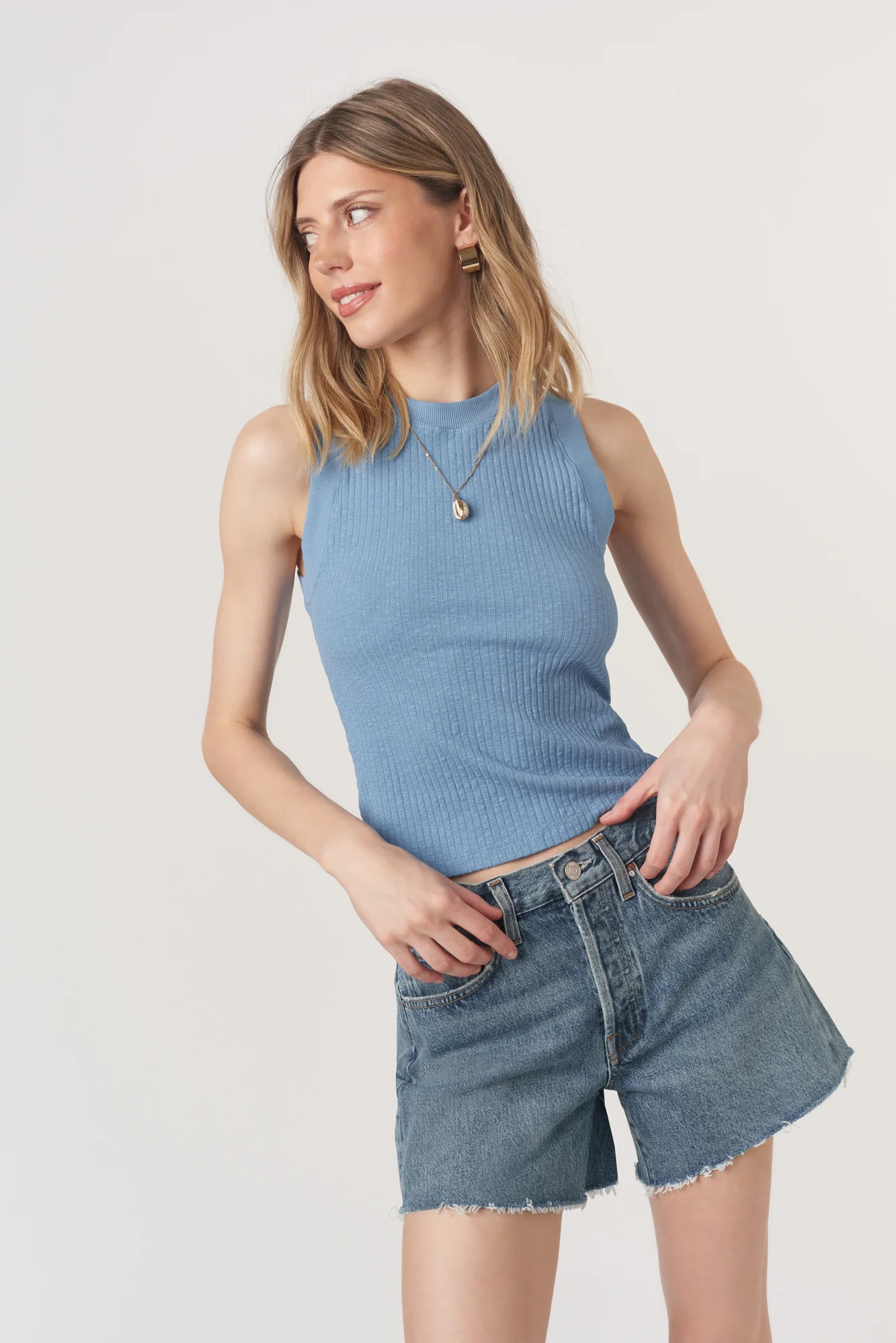 Project Social T Player Racerback Rib Tank