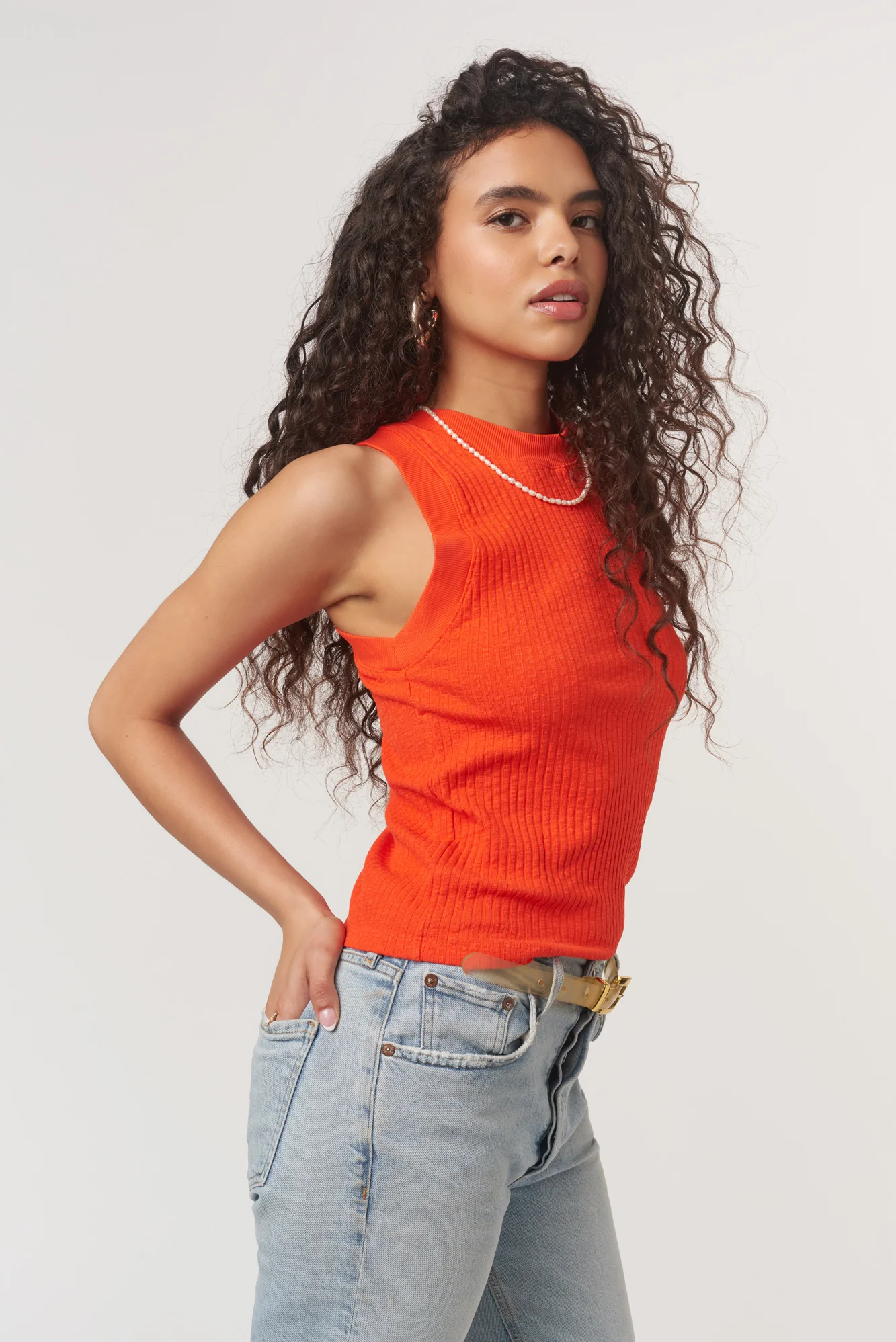 Project Social T Player Racerback Rib Tank