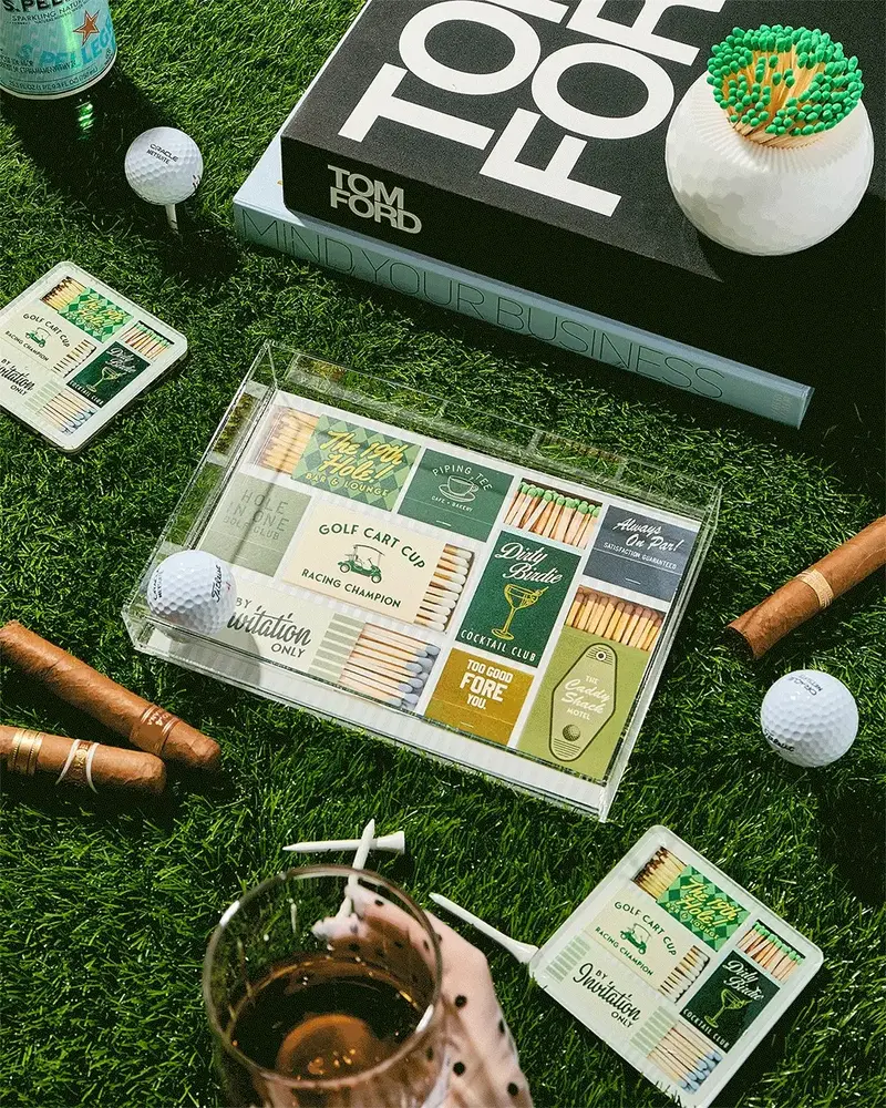 tart BY TAYLOR Golf Matchbook Small Tray
