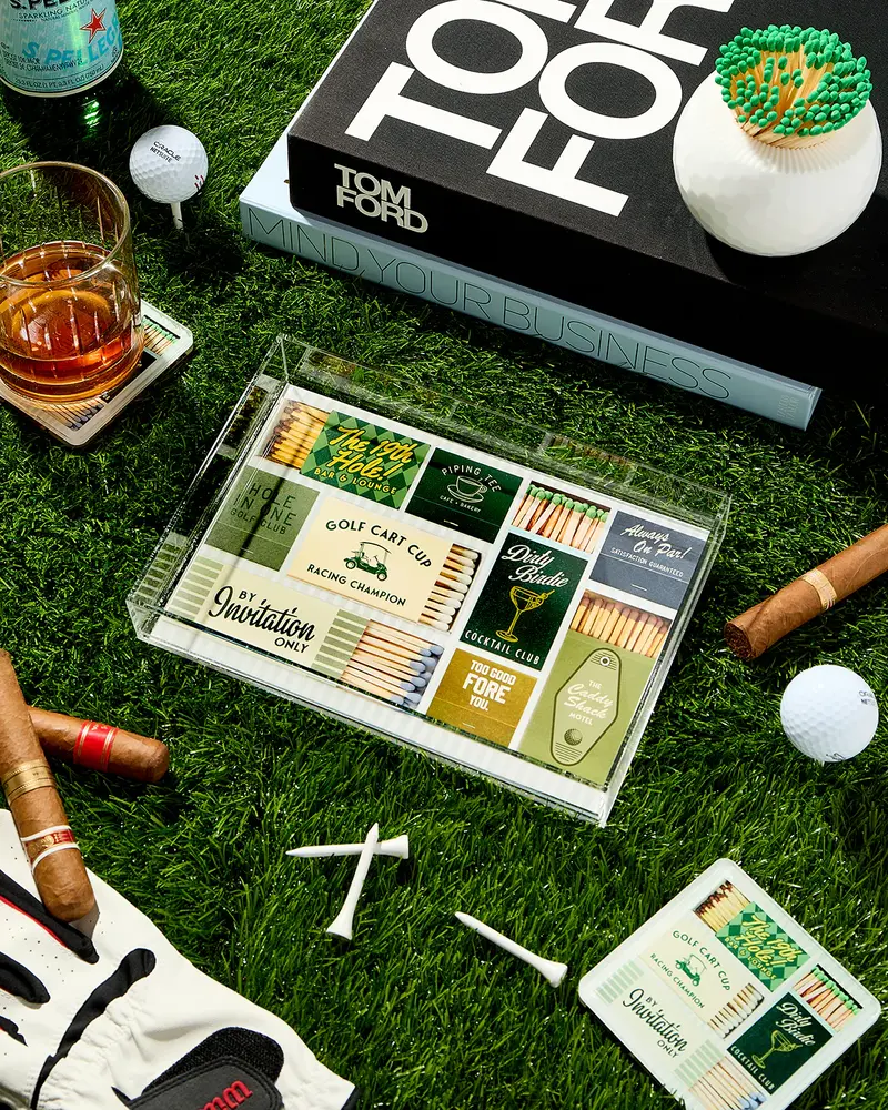 tart BY TAYLOR Golf Matchbook Small Tray