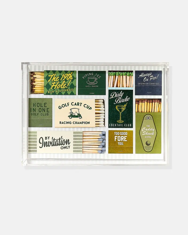 tart BY TAYLOR Golf Matchbook Small Tray