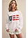 Z Supply Oversized USA Sweatshirt
