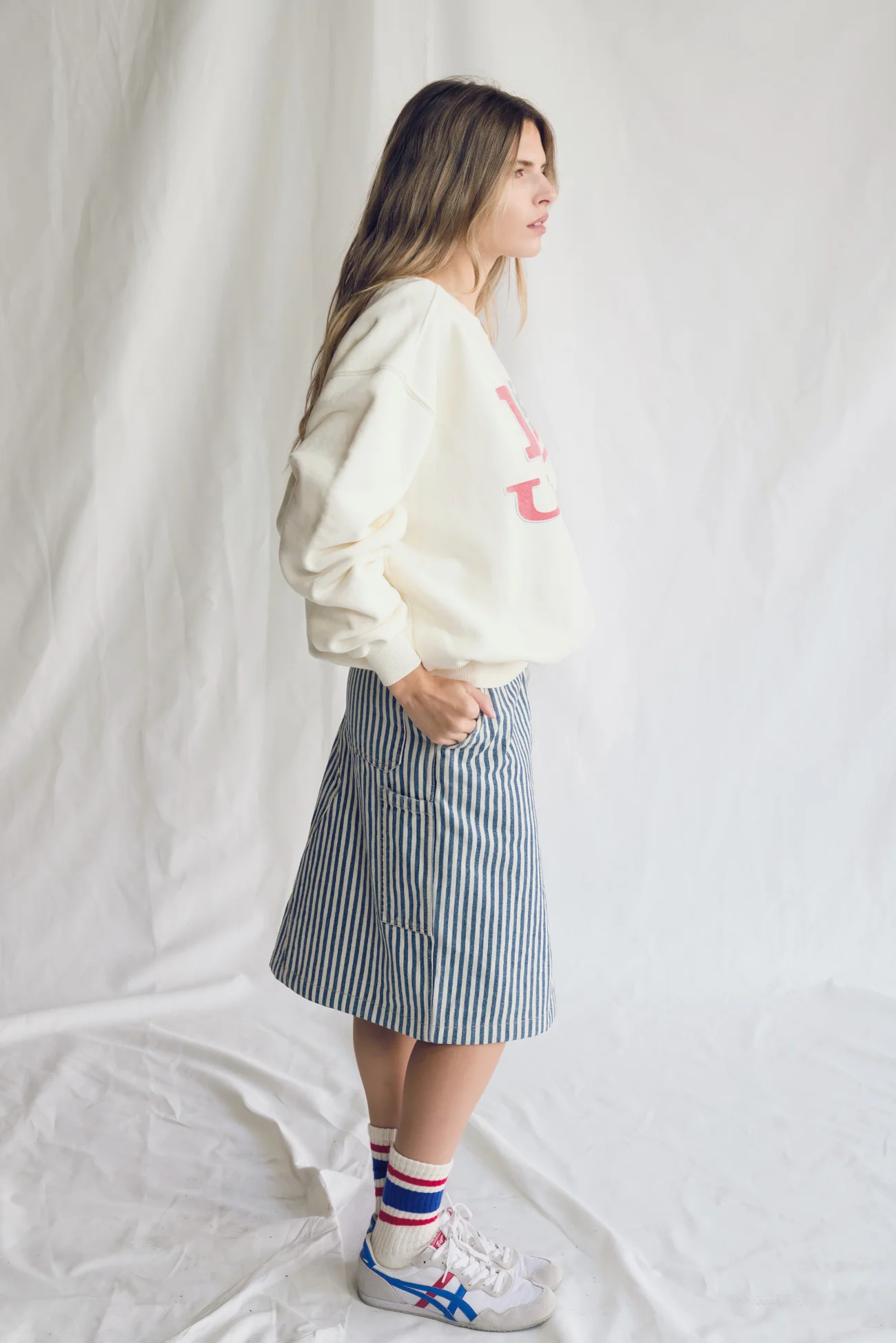 People of Leisure I LOVE USA Crewneck