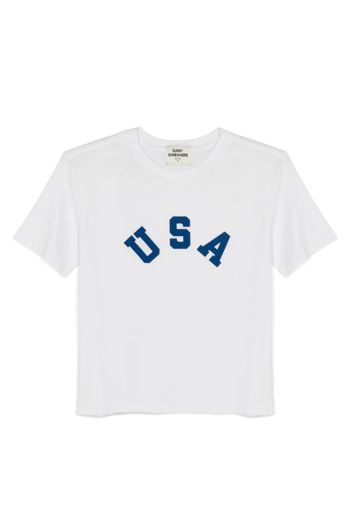 Sunny Somewhere Navy USA-Everyday Tee