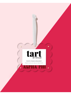 tart BY TAYLOR Sorority Photo Frame Ornament