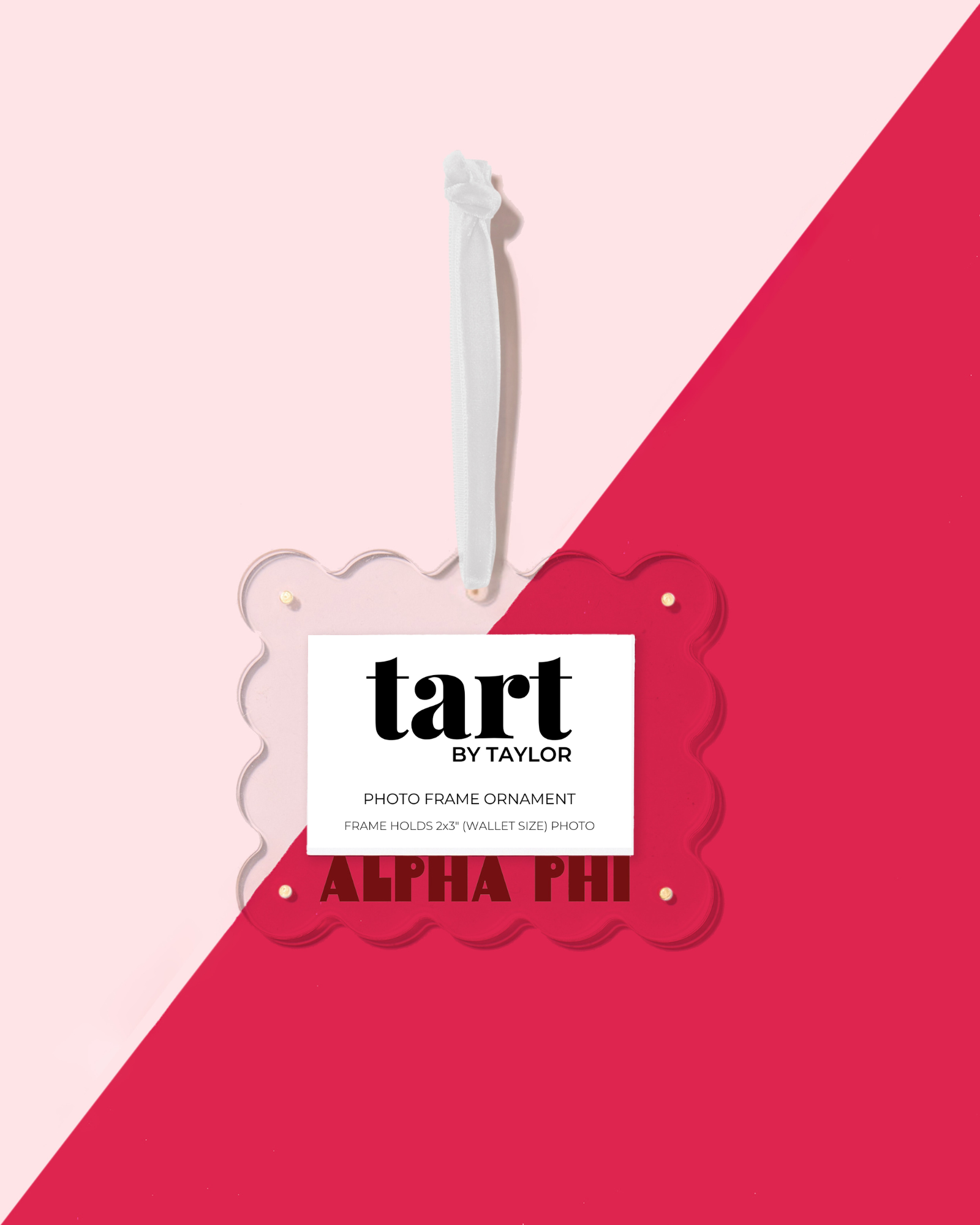 tart BY TAYLOR Sorority Photo Frame Ornament