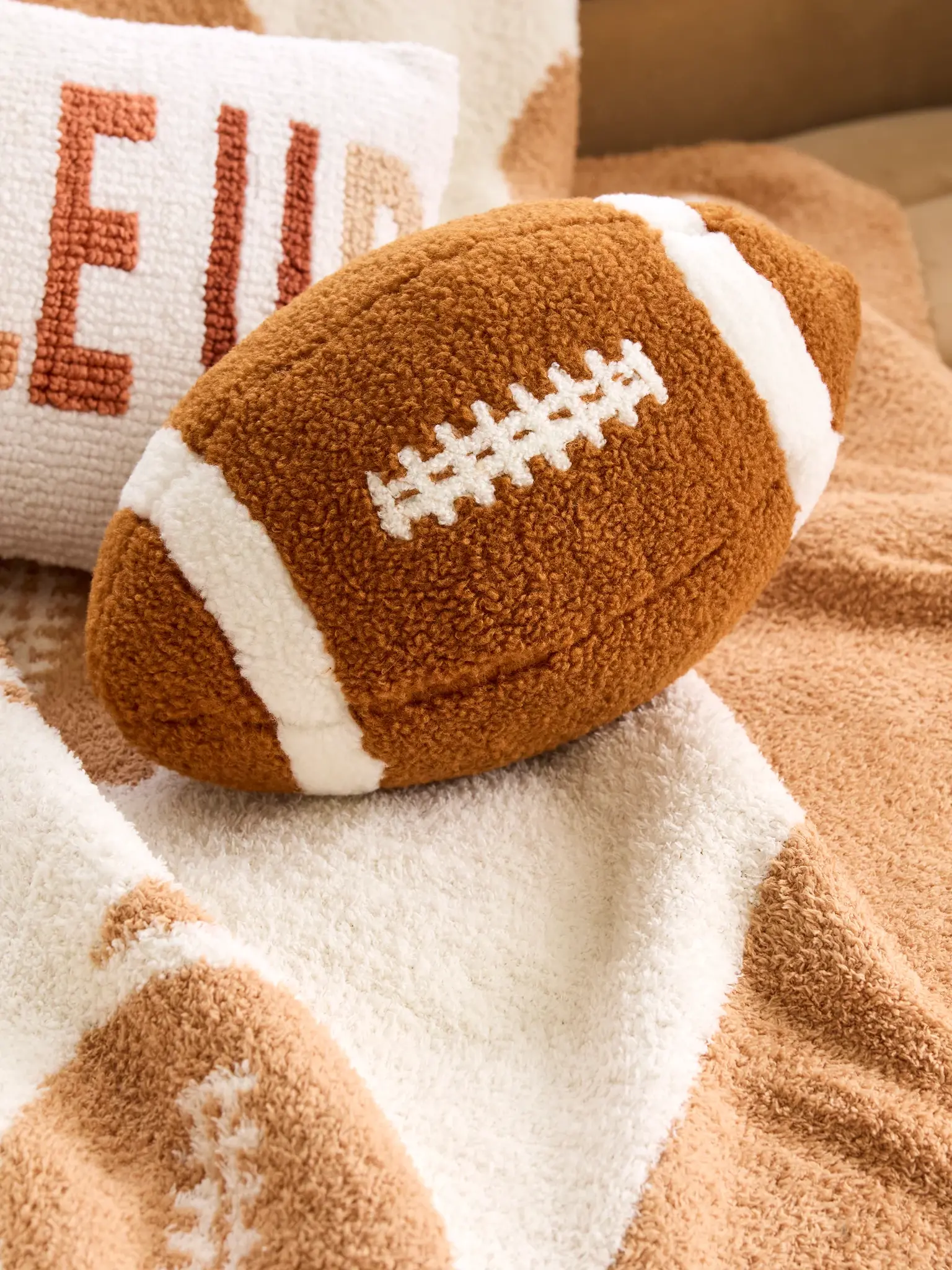 Football Shaped Pillow