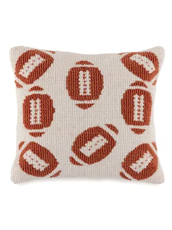 Football Pillow-Ivory