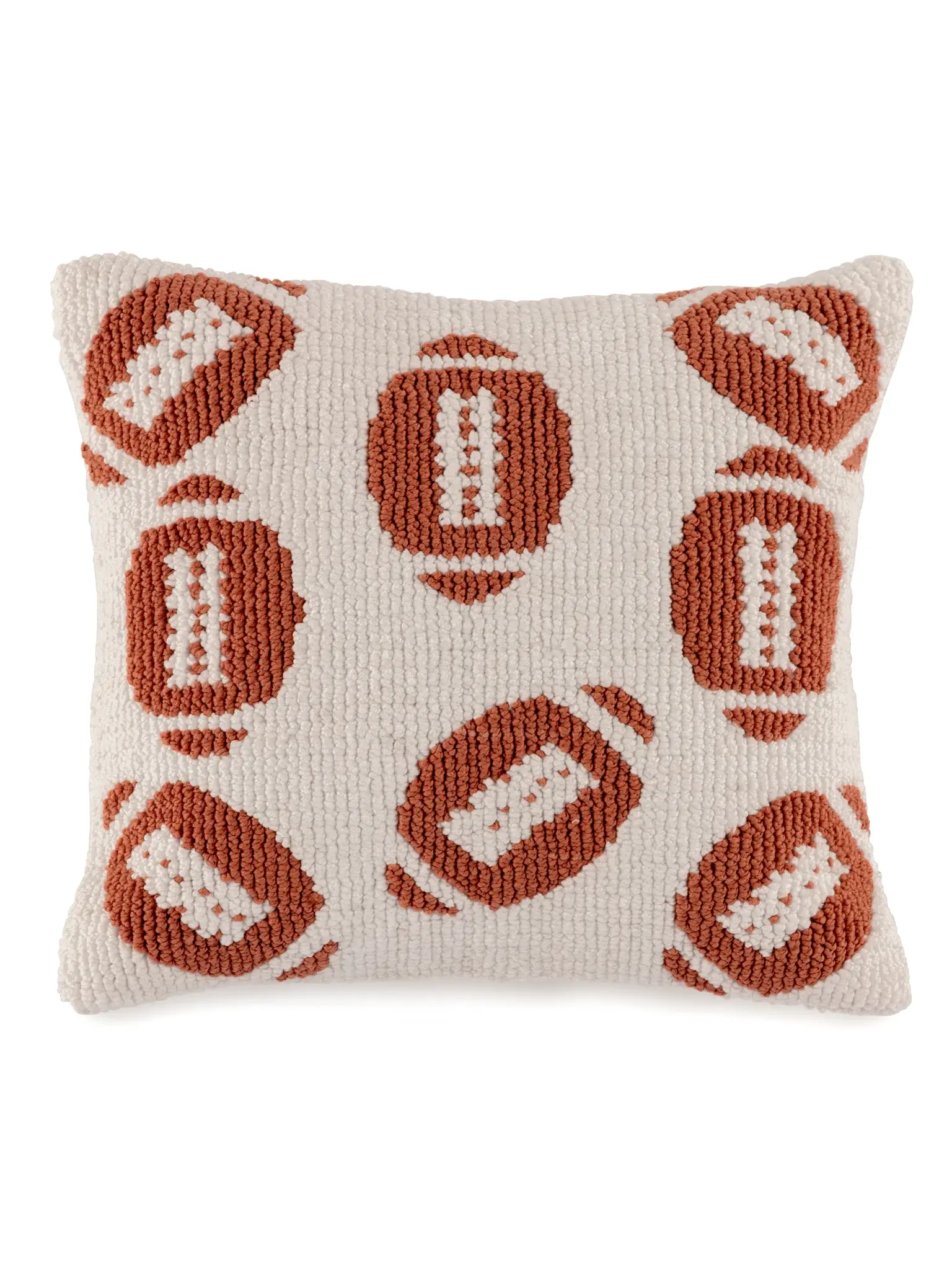 Football Pillow-Ivory