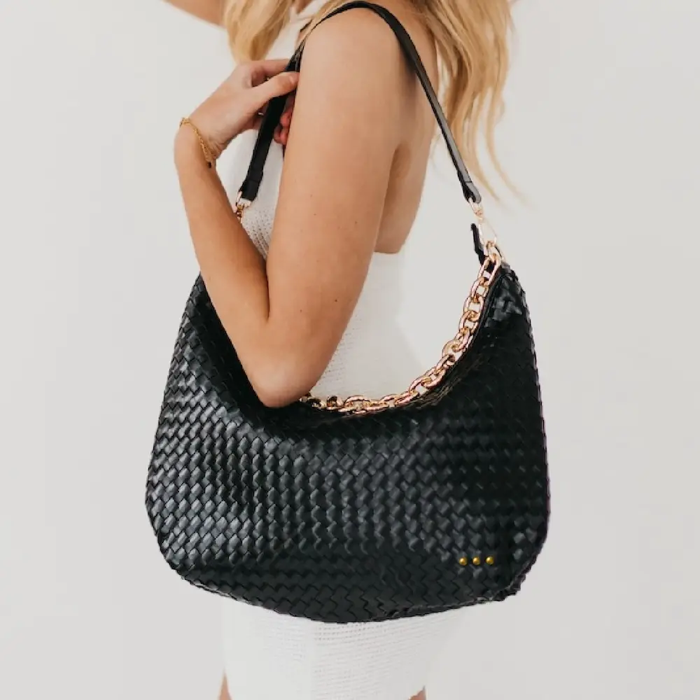 Sienna Slouchy Woven Shoulder Bag