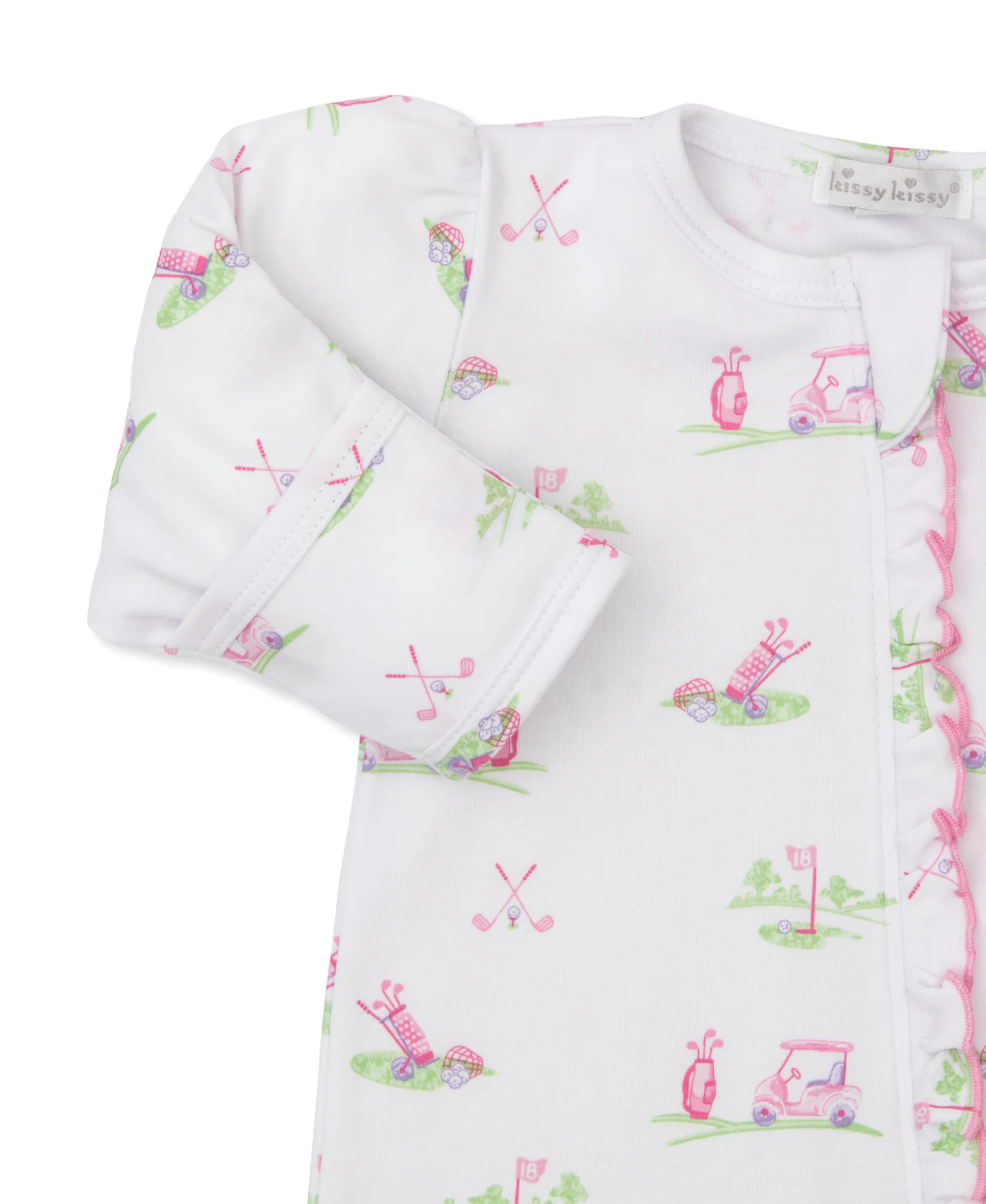 kissy kissy Fairway Foursome Footie w/Zip