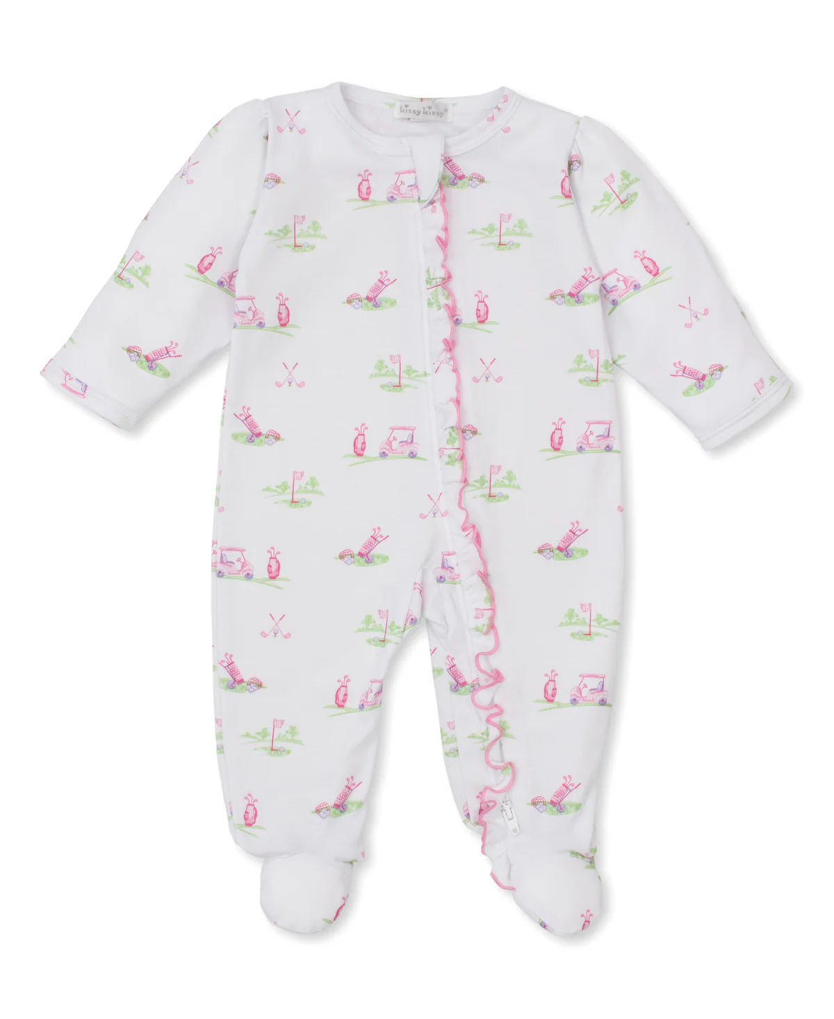 kissy kissy Fairway Foursome Footie w/Zip