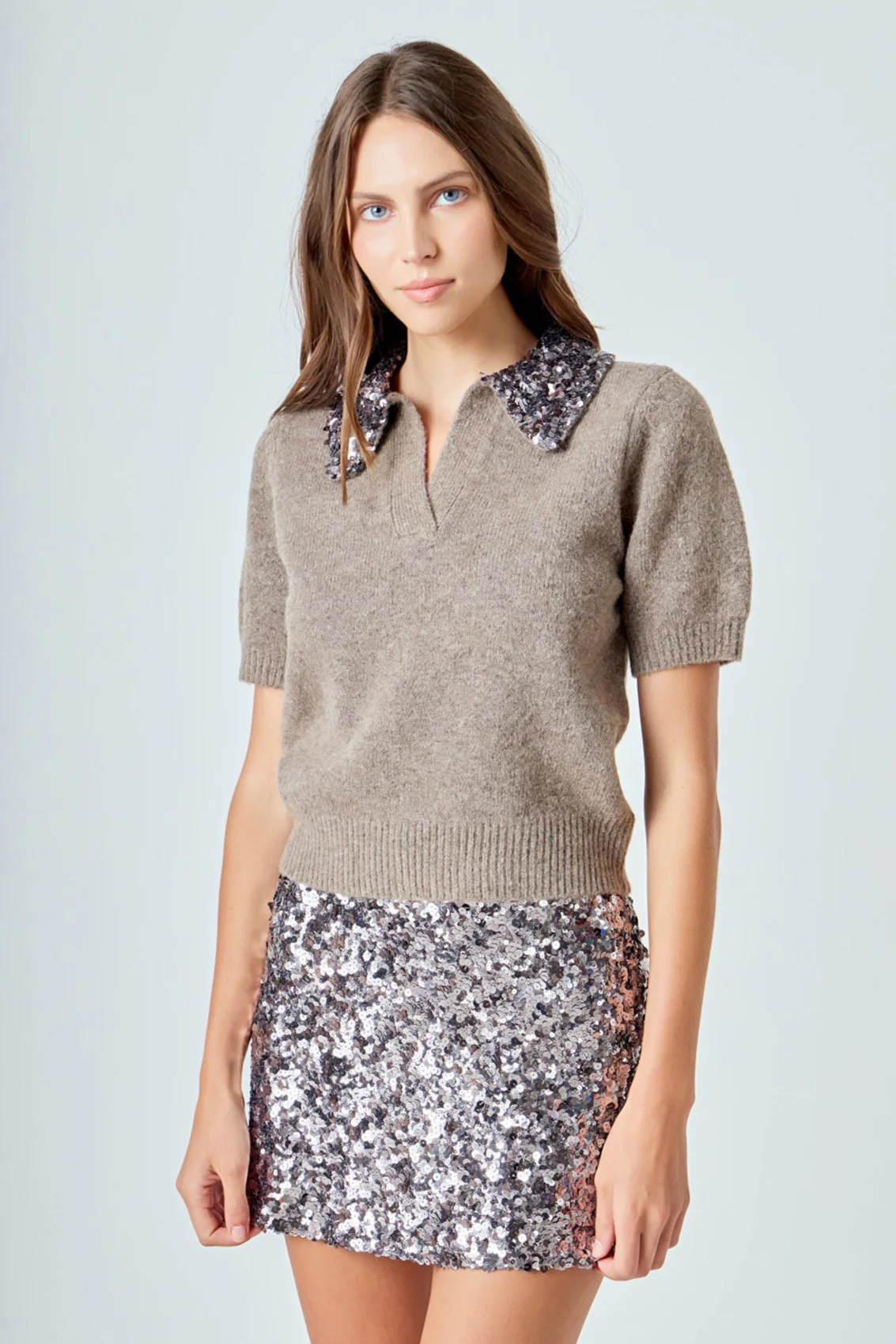 Endless Rose Multi Sequin Mini Skirt