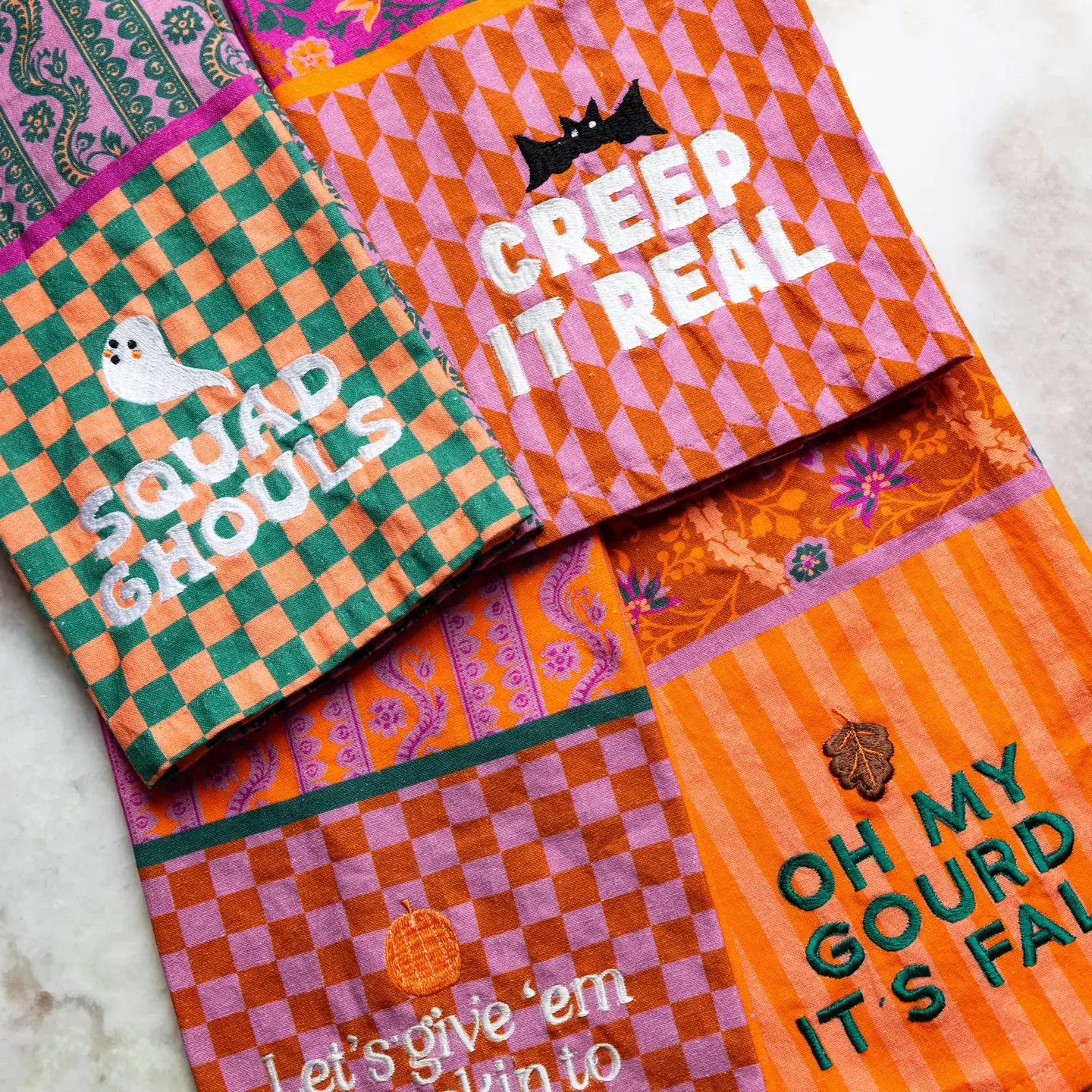 Furbish Studio Squad Ghouls Dish Towel