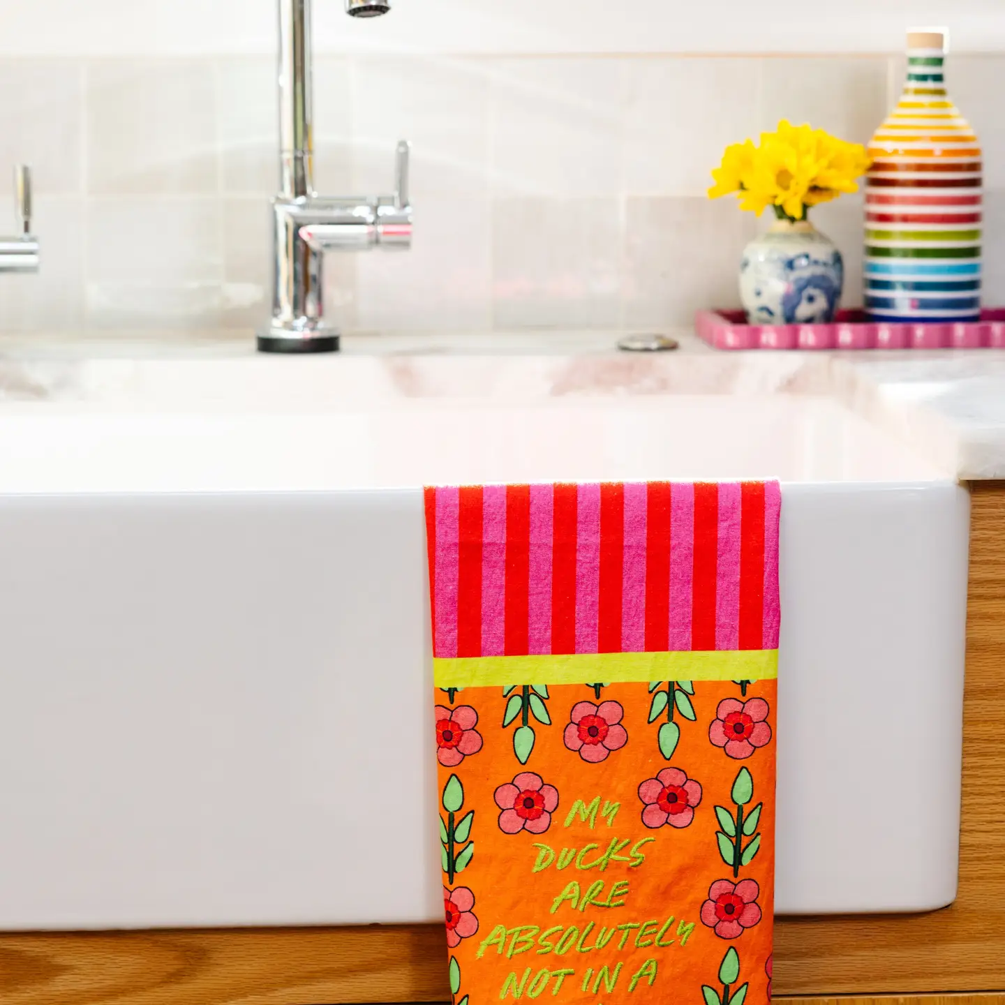 Furbish Studio Ducks Dish Towel