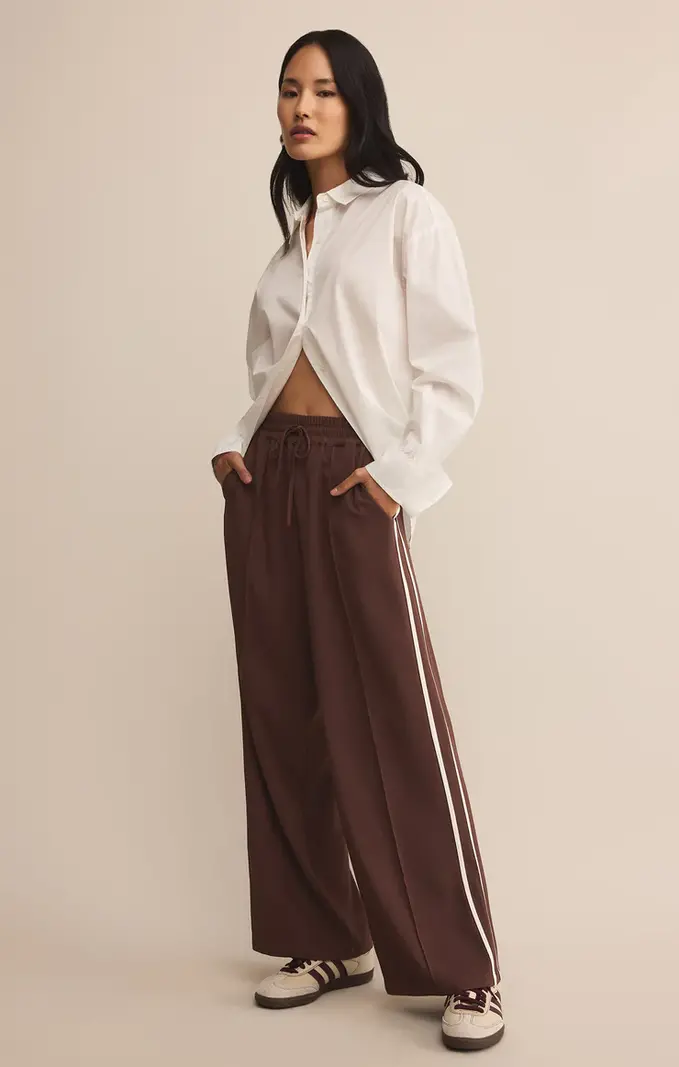 salsation最新作【Polso pants right brown S】 Saunder Track Pant - Love, Charlie